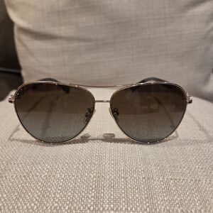 Coach Brown Aviator Sunglasses